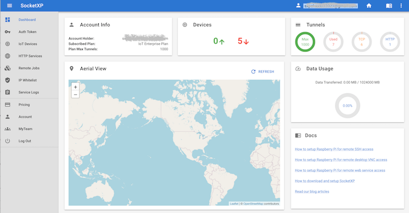 SocketXP IoT Remote Access and Device Management Platform