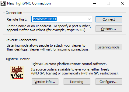 access linux server remotely via vnc